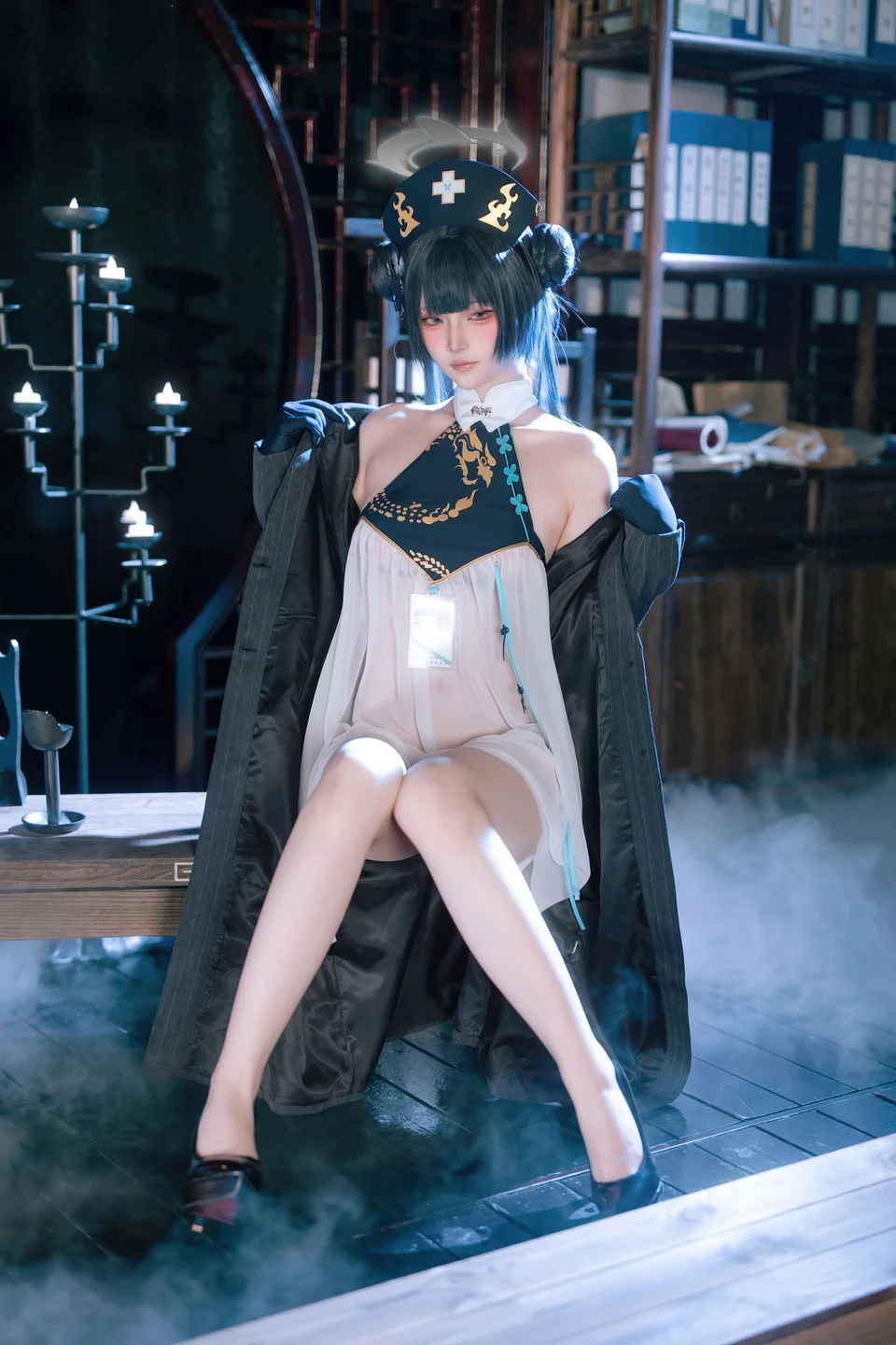 屿鱼 - No.079 蔚蓝档案·妃咲同人护士 [65P-358MB] tg@simisebaisi 【丝足阁】003.webp